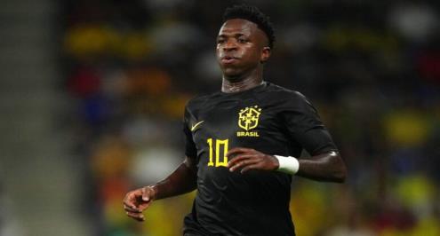 "الموزة هي مسدسي لكم".. حارس أمن يستفز صديق فينيسيوس في مباراة البرازيل وغينيا (فيديو)